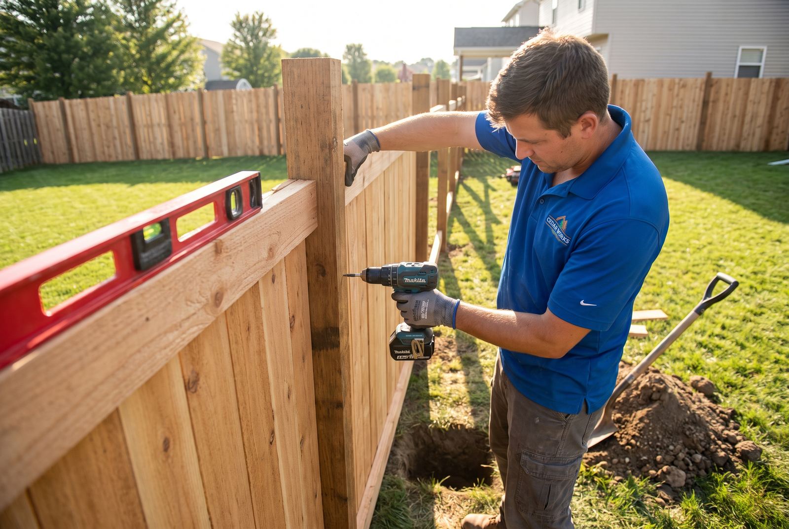 New fence installation in Fayetteville, NC